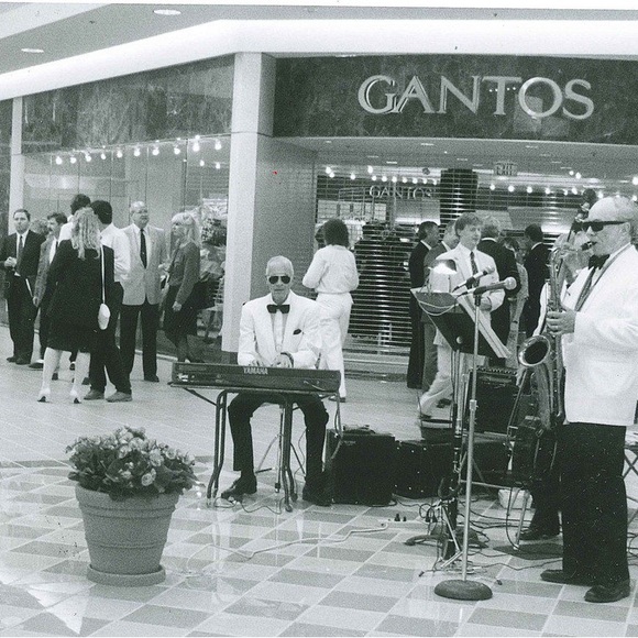 Vintage mid 90s Gantos Burn Out Velvet Layered Maxi - Picture 5 of 5